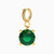 MLN1372 - Round Green Stones Charm in 18K Gold - 21053110118-1.jpg