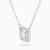 MLN855 - Square Clear Stone Necklace in 18K Gold - 21046110848-2.jpg