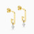 WE214 - Square Lab Grown Diamonds Gold Plated Stud Earrings - AME01625-3.jpg