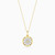 WN256 - Circle Lab Grown Diamonds Gold Plated Necklace - MSP00903-4.jpg