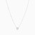MLN856 - Circle Clear Stone Necklace In 18K Gold - 21046110849-3.jpg