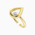 WR203 - Pear Lab Grown Diamonds Gold Plated Ring - MSR00829-3.jpg