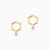 WE211 - Hexagon Lab Grown Diamonds Gold Plated Stud Earrings - AME01611-3.jpg