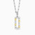 WN271 - Rectangle Lab Grown Diamonds Sterling Silver Necklace - MSP00993-3.jpg