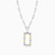 WN271 - Rectangle Lab Grown Diamonds Sterling Silver Necklace - MSP00993-4.jpg