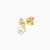 WE228 - Circle Lab Grown Diamonds & Pearl Gold Plated Stud Earrings - MSE00893-4.jpg