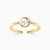 WR201 - Circle Lab Grown Diamonds & Pearl Gold Plated Ring - MSR00895-1.jpg