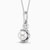 WN278 - Circle Lab Grown Diamonds & Pearl Sterling Silver Necklace - MSP00886 -2.jpg