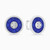 LDE730 - Circle Diamond & Blue Stone Stud Earrings in 18K Gold - RG93008-LAP-1.jpg