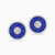 LDE730 - Circle Diamond & Blue Stone Stud Earrings in 18K Gold - RG93008-LAP-3.jpg