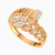LGR1287 - Leaves Cubic Zirconia Two-Headed Ring in 21K Gold - 22002111997-3.jpg