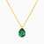MLN49 - Pear Colored Stones Necklace in 18K Gold - 21046030291-1.jpg