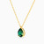 MLN49 - Pear Colored Stones Necklace In 18K Gold - 21046030291-2.jpg