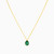 MLN49 - Pear Colored Stones Necklace In 18K Gold - 21046030291-3.jpg