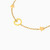 MLB705 - Kids Enamel Coated Semi Circle Chain Bracelet in 18k Gold - 21047110287-4.jpg
