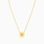 MLN749 - Flower Colored Stones Necklace in 18K Gold - 21046030235-3.jpg