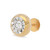 LDE779 - Round Diamond Earrings in 18K Gold - SAE05360-YG-3.jpg
