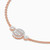 LDB562 - Circle Diamond Chain Bracelet in 18K Gold - SAB05221-3.jpg