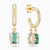 WE76 - Circle Colored Stones Gold Plated Hoop Earrings - A3668-53DT-1 .jpg