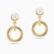 WE94 - Round Pearls Gold Plated Drop Earrings - A4088-00DT-2 .jpg