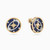LDE801 - Star Blue Stone & Diamond Stud Earrings In 18K Gold - SAE05643-1.jpg