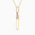 MLN943 - Oval Purple Stone Necklace in 18K Gold - 21046110879-2.jpg