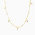 MLN34 - Circle Colored Stones Chain Necklace in 18K Gold - 21046110728-2.jpg