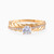 LGR1288 - Leaves Cubic Zirconia Twin Rings in 21K Gold - 22039110108-5.jpg