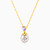 MLN33 - Round Pearls & Purple Stone Necklace in 18K Gold - 21046030139-2.jpg