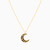 MLN582 - Crescent Colored Stones Necklace in 18K Gold - 21046030252-3.jpg
