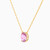 MLN66 - Oval Rose Stone Necklace in 18K Gold - 21046030297-2.jpg