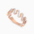 LDR3296 - Zigzag Diamond Ring in 18K Gold - SAR05207-RG-2.jpg