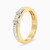 LDR3263 - Flower Diamond Twin Rings in 18K Gold - R38792-3.jpg