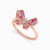LDR3247 - Butterfly Pink Stone & Diamond Ring in 18K Gold - KR201500RG-2.jpg