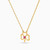 MLN975 - Flower Rose Stone Necklace in 18K Gold - 21046110948-2.jpg