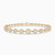 LDB592 - Circles Diamond Chain Bracelet In 18K Gold - AJB02443-1.jpg