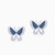 WE253 - Butterfly Colored Stones Sterling Silver Stud Earrings - SE06227A-3.jpg