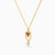 MLN1670 - Geometric Pearl & Purple Stone Necklace in 18K Gold - 21046030357-3.jpg