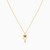 MLN1670 - Geometric Pearl & Purple Stone Necklace in 18K Gold - 21046030357-4.jpg