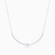 WN10 - Oval Cubic Zirconia Sterling Silver Chain Necklace - 87357145-3.jpg