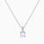 WN1 - Circle Cubic Zirconia Sterling Silver Necklace - 87343545-1.jpg