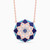 LDN2250 - Octagon Diamond & Colored Stones Necklace in 18K Gold - A-KP611422SB-1.jpg
