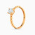 LGR1370 - Chain Loops Cubic Zirconia Twin Ring In 21K Gold - 22039110171-3.jpg