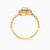 LGR1363 - Leaf & Square Cubic Zirconia Two Headed Ring In 21K Gold - 22044110053-4.jpg