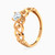LGR1365 - Double Helix Cubic Zirconia Twin Ring In 21K Gold - 22039110174-3.jpg