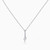 WN393 - Vertical Bar & Drop Lab Grown Diamond Sterling Silver Necklace - KP614647-4.jpg