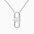 WN385 - Oval Link Lab Grown Diamond Sterling Silver Necklace - KP614639-1.jpg