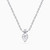 WN363 - Drop & Round Lab Grown Diamond Sterling Silver Necklace - KP614613-4.jpg