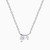 WN358 - Two Round Drops Lab Grown Diamond Sterling Silver Necklace - KP614608-4.jpg