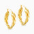 LGE216 - Intertwined Strands Hoop Earrings In 21K Gold - 22003650006-4.jpg